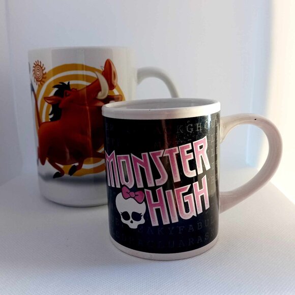 Mattel Monster High Logo Small Ceramic Mug For Collectors - Picture 2 of 5
